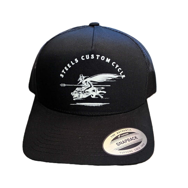 STEELS - DEVIL TRUCKER HAT - BLACK