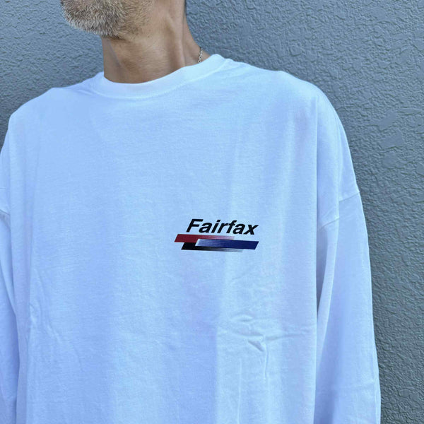 melple - PASADENA LONG SLEEVE (Fairfax) - WHITE