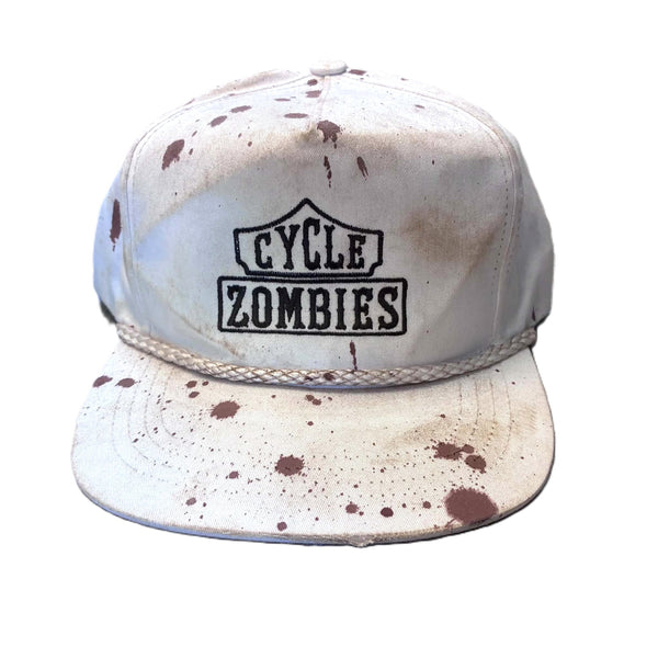 CYCLE ZOMBIES - ORIGINAL VINTAGE CAP #2 - WHITE