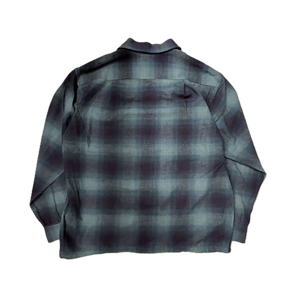 FIVE BROTHER - CHECK ONE-OP SHIRT - BLUE