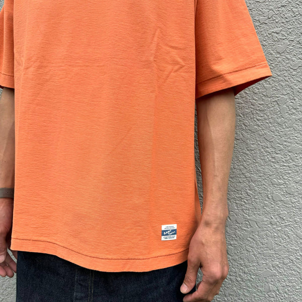 ARMY TWILL - BACK JERSEY HALF SLEEVE TEE - ORANGE