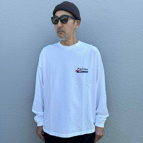 melple - PASADENA LONG SLEEVE (Fairfax) - WHITE
