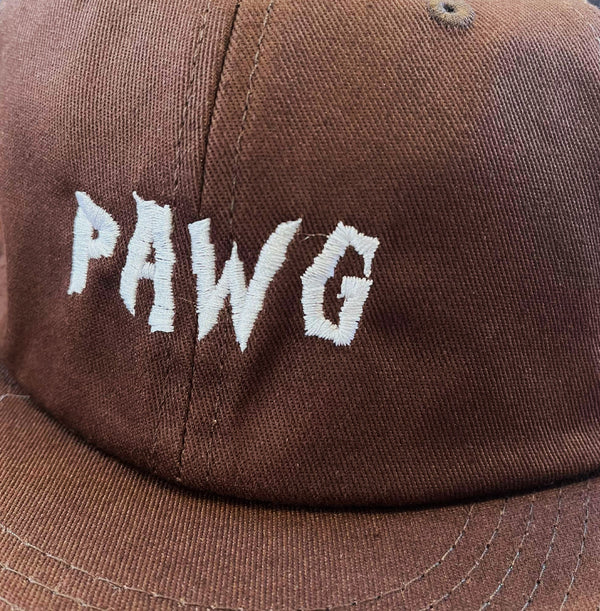 PAWG - HORROR LOGO BB CAP - BROWN