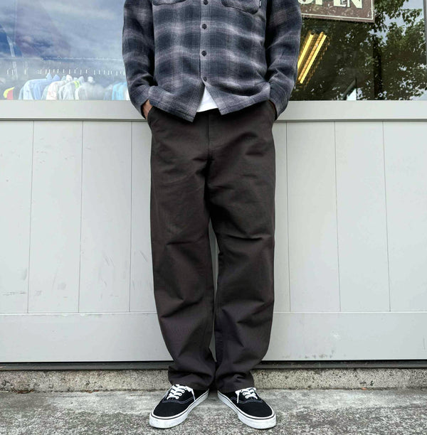 Carhartt WIP - SINGLE KNEE PANT - TABACCO RINSED