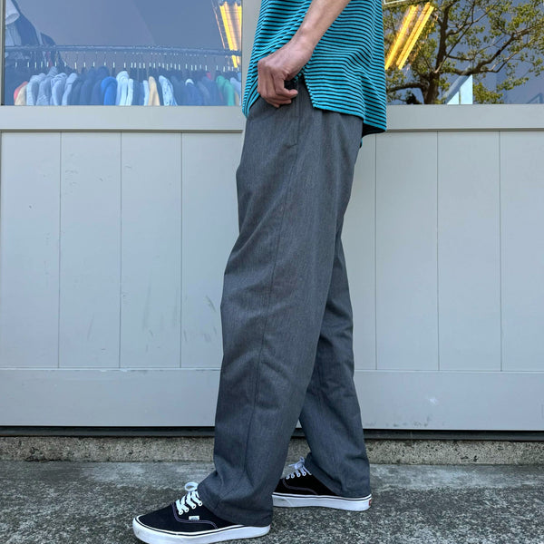 Early&Co - ORIGINAL WIDE TAPERD PANTS - GRAY