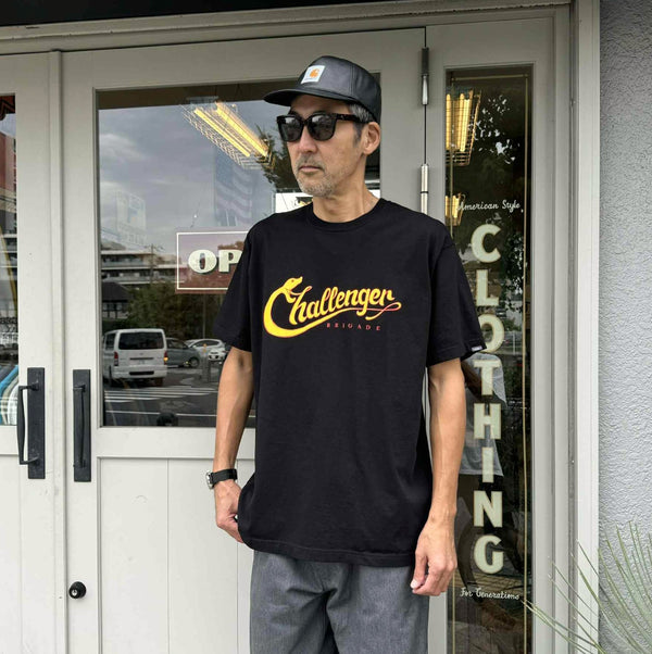 CHALLENGER - SNAKING TEE - BLACK