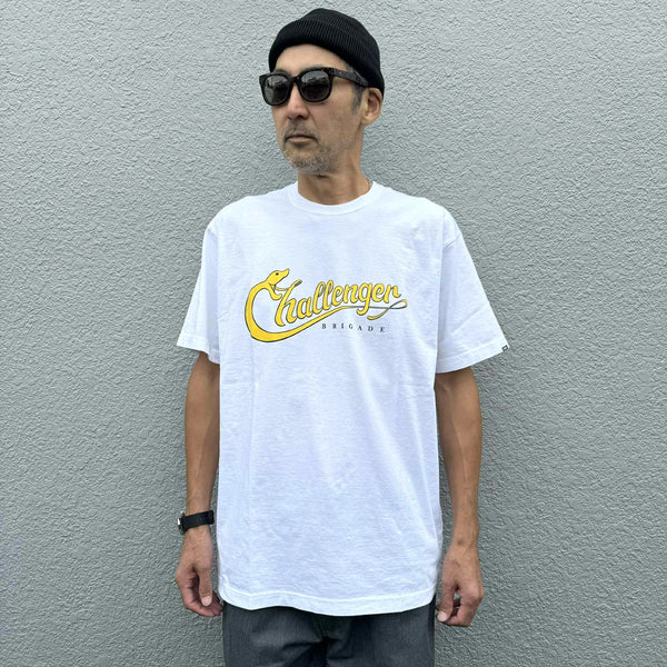 CHALLENGER - SNAKING TEE - WHITE