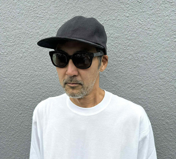 BIGMIKE - HEAVY FLANNEL CAP - BLACK