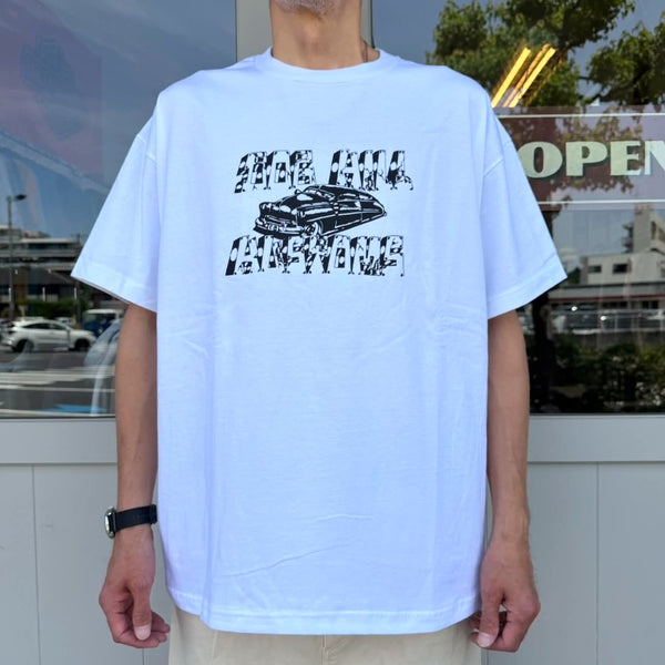 DOGHILL KUSTOMS - CLASSIC CAR TEE - WHITE