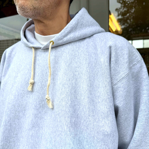 HOUSTON - U.S. COTTON R/V HOODIE - GREY