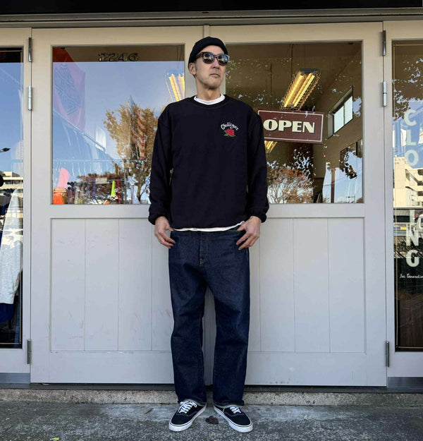 CHALLENGER - ROSE C/N FLEECE - BLACK