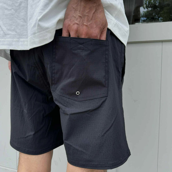 THE HARD MAN - NEO TAG SHORTS - BLACK