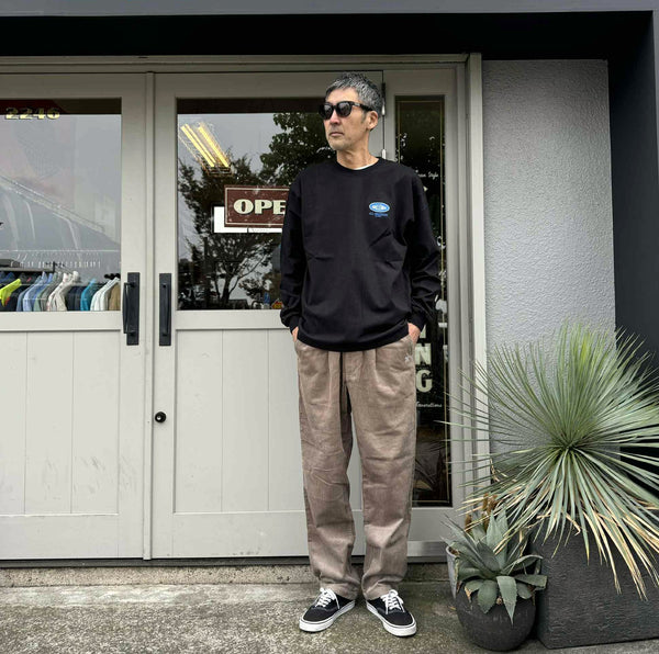 BLUCO - CORDUROY EASY WORK PANTS - GREIGE