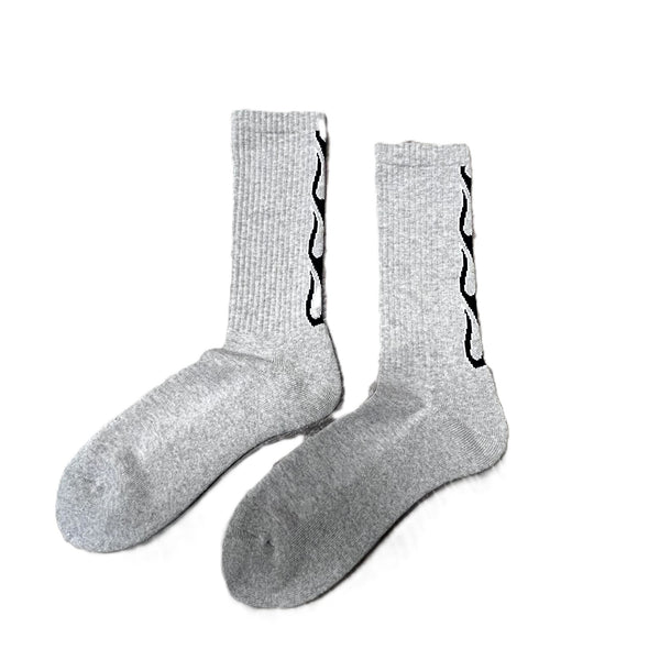 RADIALL - FLAMES - HEATHER GRAY