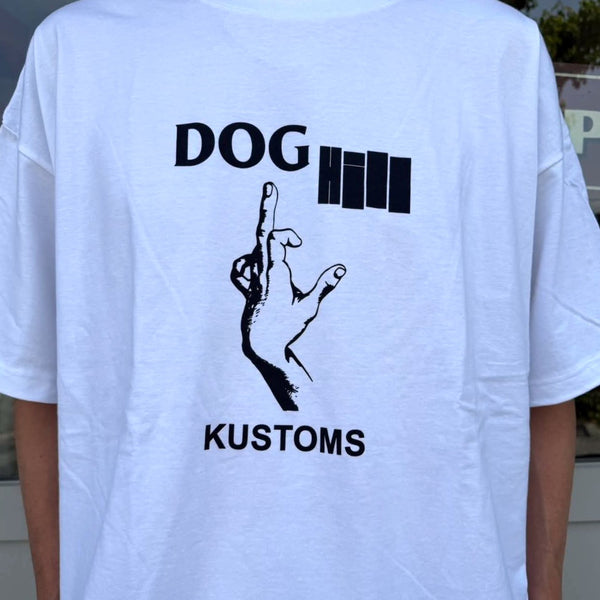 DOGHILL KUSTOMS - FUCK YOU LOGO TEE- WHITE