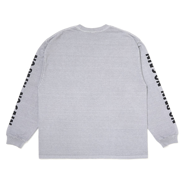 CHALLENGER - L/S PIGMENT SNAKE TEE - GRAY