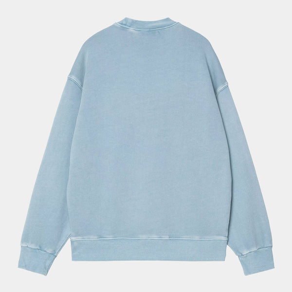 Carhartt WIP - NELSON SWEATSHIRT - CLAY BLUE (garment dyed)