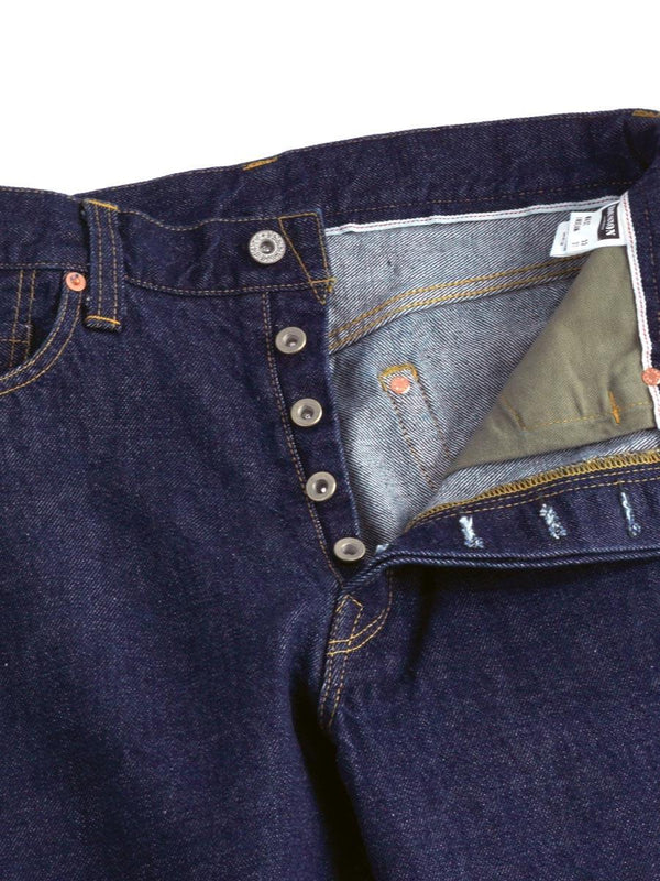 HOUSTON - WWⅡSELVEDGE DENIM PANTS - INDIGO ONE WASH