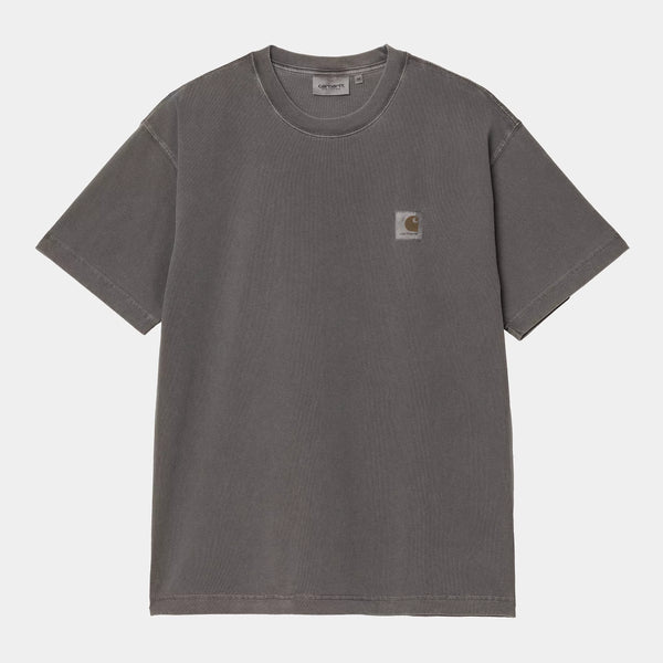 Carhartt WIP - NELSON T-SHIRTS - GRAPHITE (garment dyed)