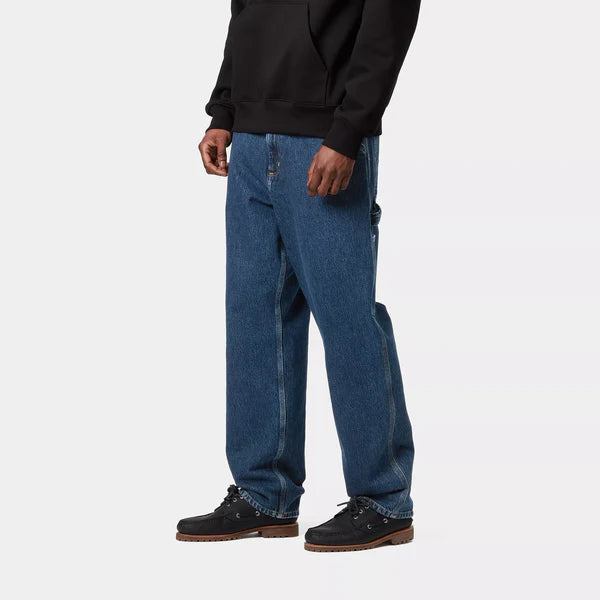 Carhartt WIP - SINGLE KNEE PANT - BLUE STONE WASHED