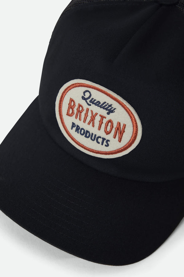BRIXTON - HENRY MP TRUCKER HAT - BLACK