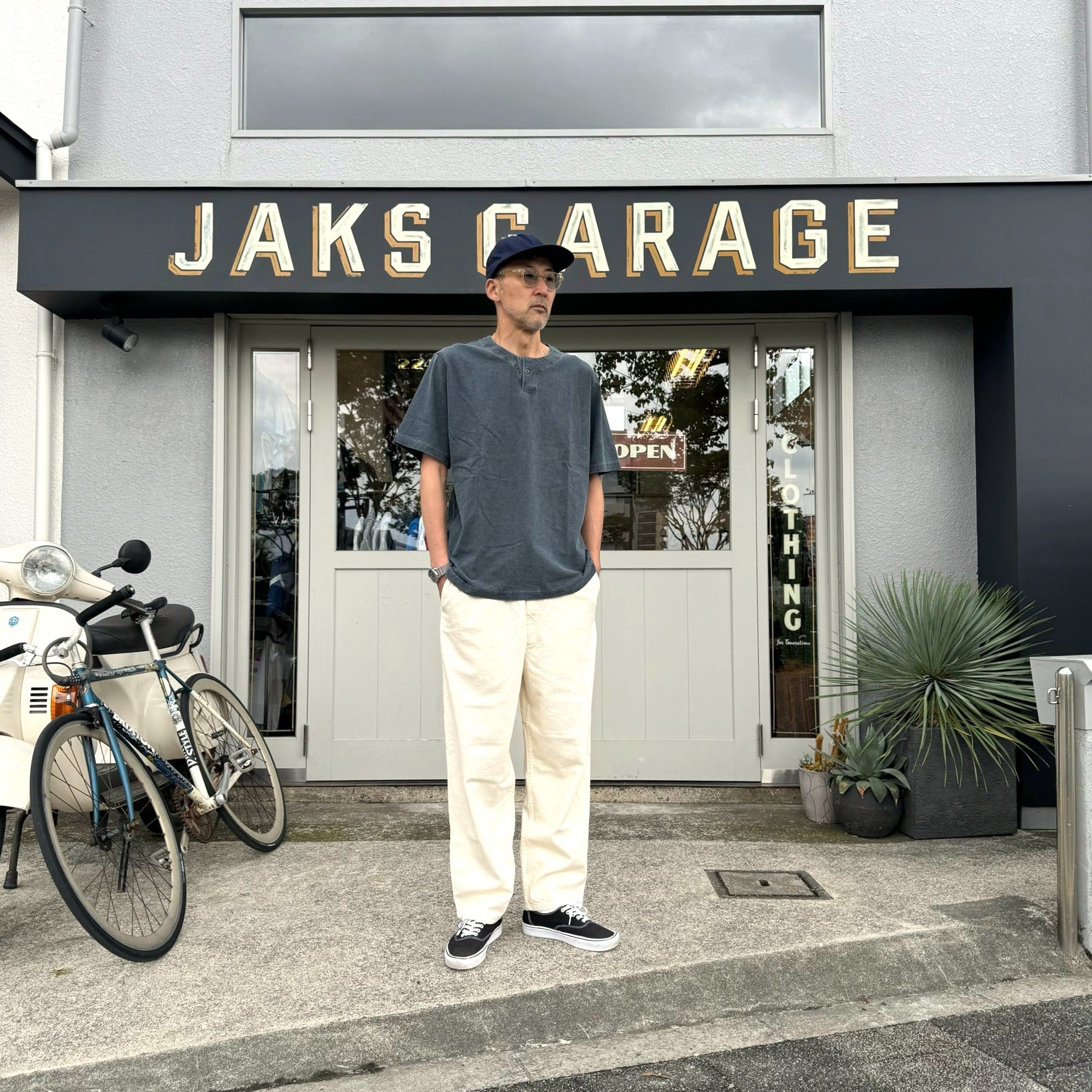 ジャックマン JACKMAN 通販 取扱い 店舗 ヘンリーネックTシャツ JM5328