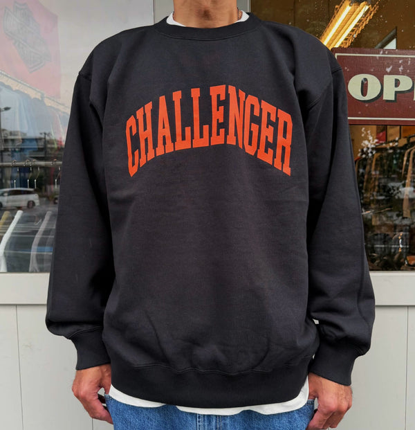 CHALLENGER - COLLEGE C/N SWEAT - BLACK
