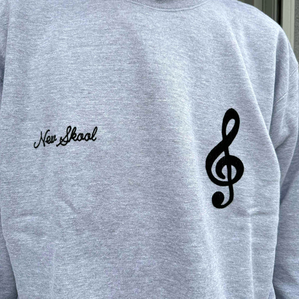 ILL ONE EIGHTY - PATHS OF RHYTHM CREW SWEATSHIRT - H GRAY