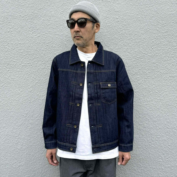 FIVE BROTHER -  LIGHT OZ DENIM JACKET - INDIGO
