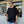 ARMY TWILL - 30/2 OE HALF SLEEVE PRINT TEE_AT - BLACK