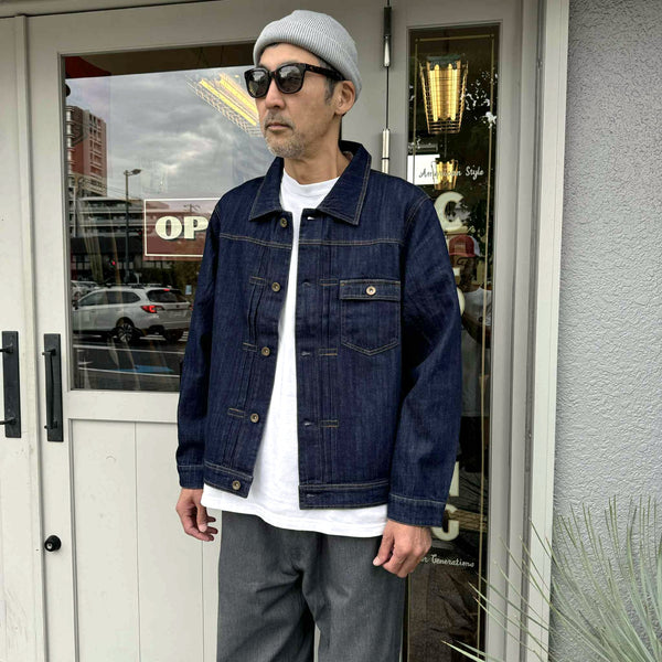 FIVE BROTHER -  LIGHT OZ DENIM JACKET - INDIGO