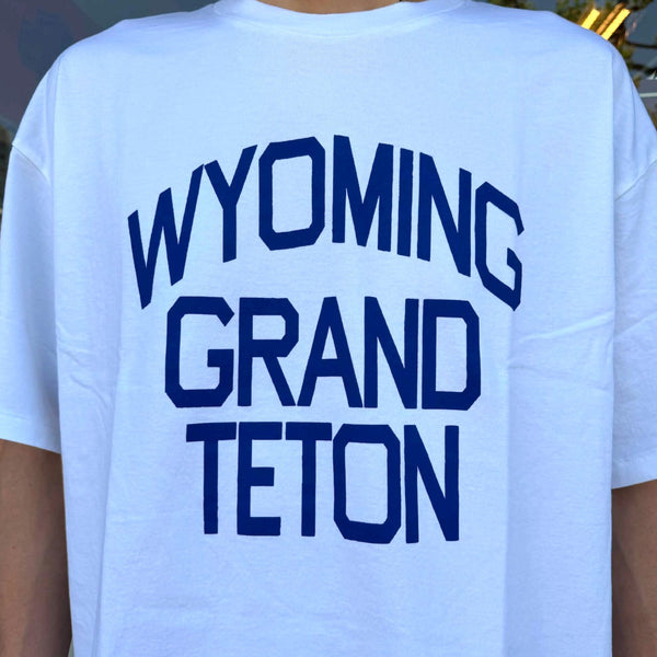 ILL ONE EIGHTY - WYOMING GRAND TETON TEE - WHITE