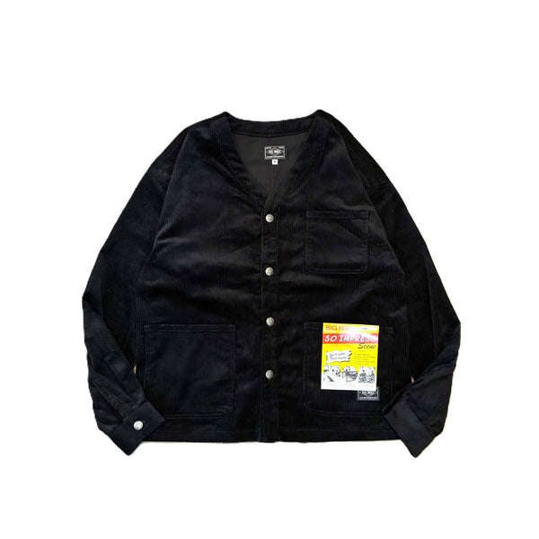 BIGMIKE - CORDUROY ENGINEER JACKET - BLACK