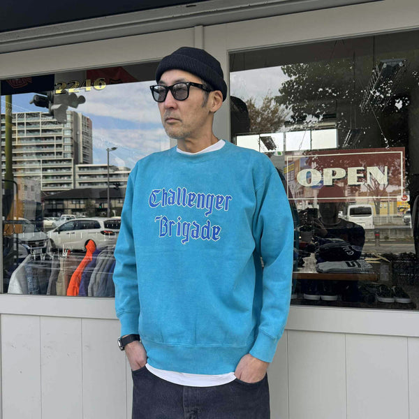 CHALLENGER - CLASSIC LOGO C/N SWEAT - TURQUOISE
