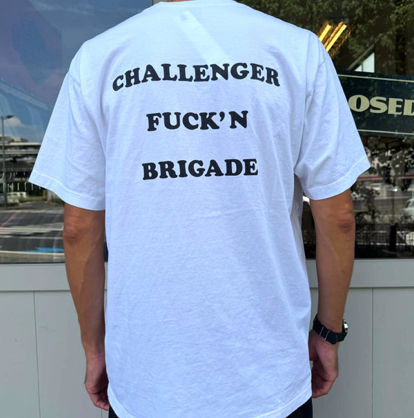 CHALLENGER - 80'S TEE - WHITE