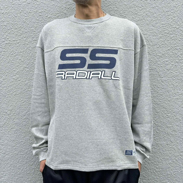 RADIALL - COUPE - FOOTBALL SHIRT L/S  - GRAY