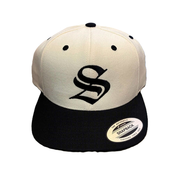 STEELS - S HAT - OFF WHITE x BLACK