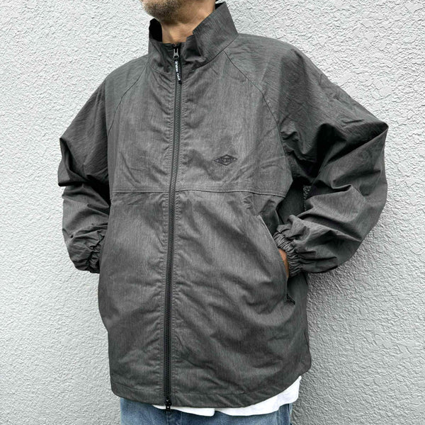 BIGMIKE - NYLON TRACK JACKET / PIGMENTPigment  - BLACK
