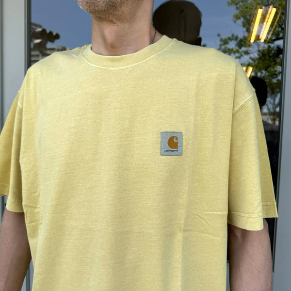 Carhartt WIP - NELSON T-SHIRTS - AIR YELLOW (garment dyed)