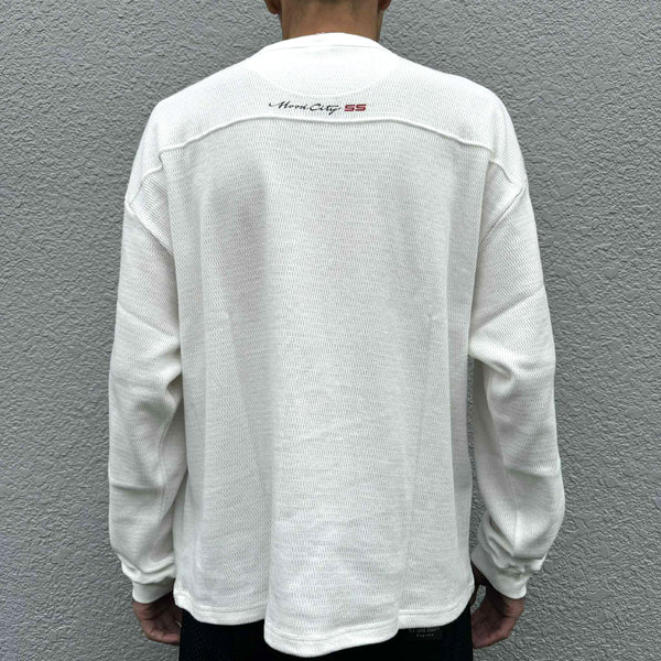RADIALL - COUPE - FOOTBALL SHIRT L/S  - WHITE