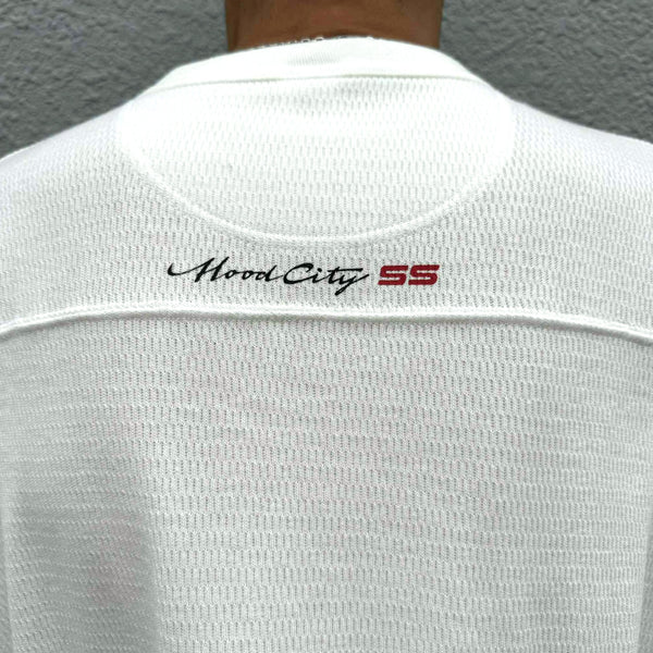 RADIALL - COUPE - FOOTBALL SHIRT L/S  - WHITE