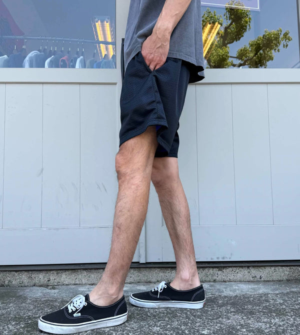 ILL ONE EIGHTY - DOUBLE LAYER SHORTS - BLACK