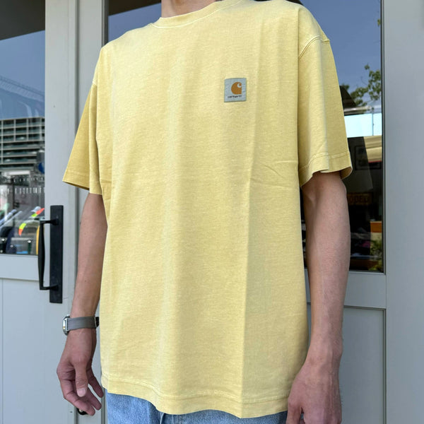 Carhartt WIP - NELSON T-SHIRTS - AIR YELLOW (garment dyed)