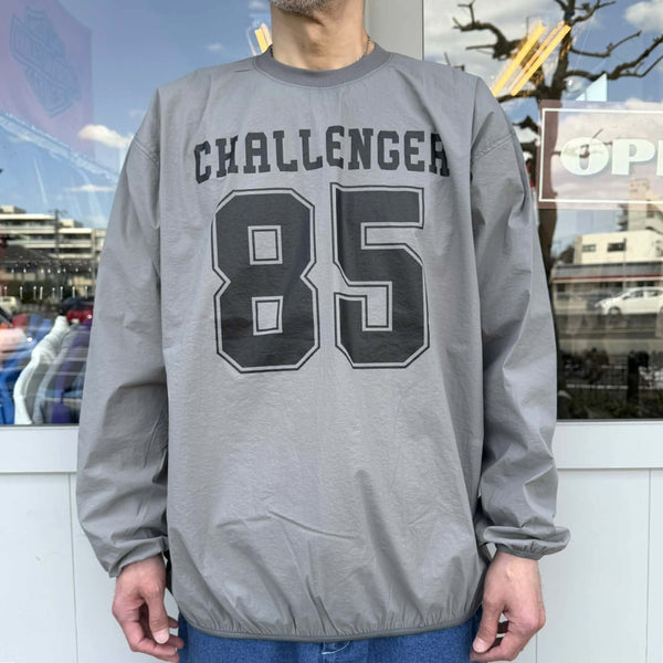 CHALLENGER - L/S NUMBERS WIND CREW - GRAY