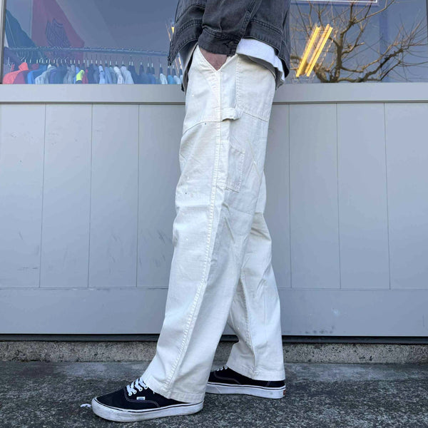 melple - CARPENTER PANTS - PAINTED - OFF WHITE