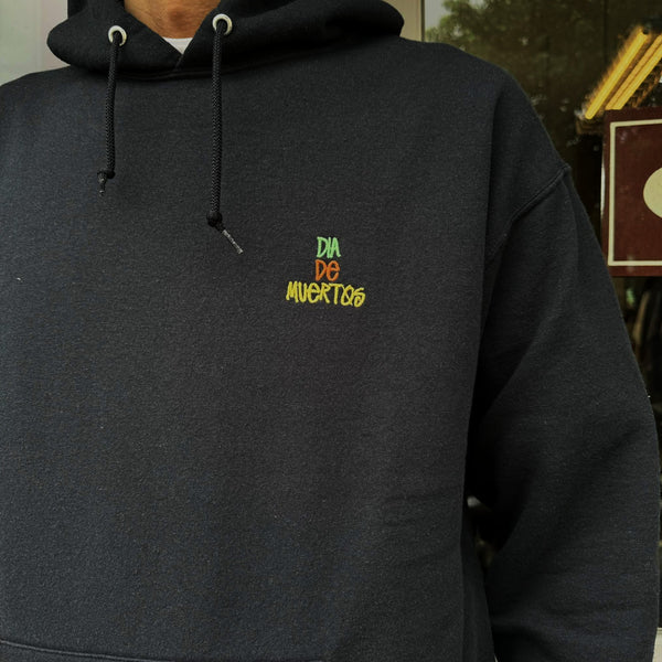 JERZEES - 'DIA DE MUERTOS'PULL HOODIE - BLACK
