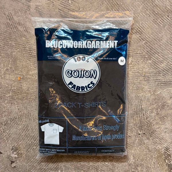BLUCO - 2-PACK POCKET T-SHIRTS - BLACK