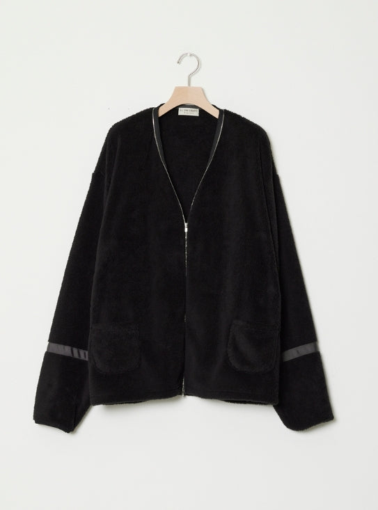 ILL ONE EIGHTY - HEAT FLLECE CARDIGAN - BLACK