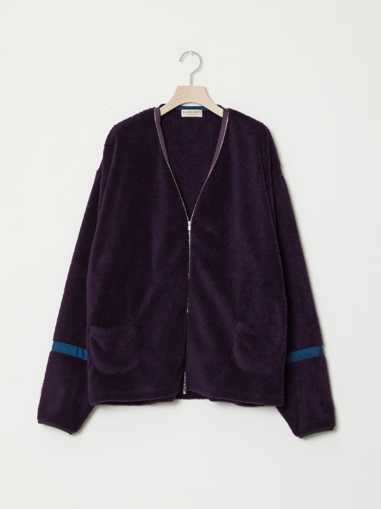ILL ONE EIGHTY - HEAT FLLECE CARDIGAN - PURPLE