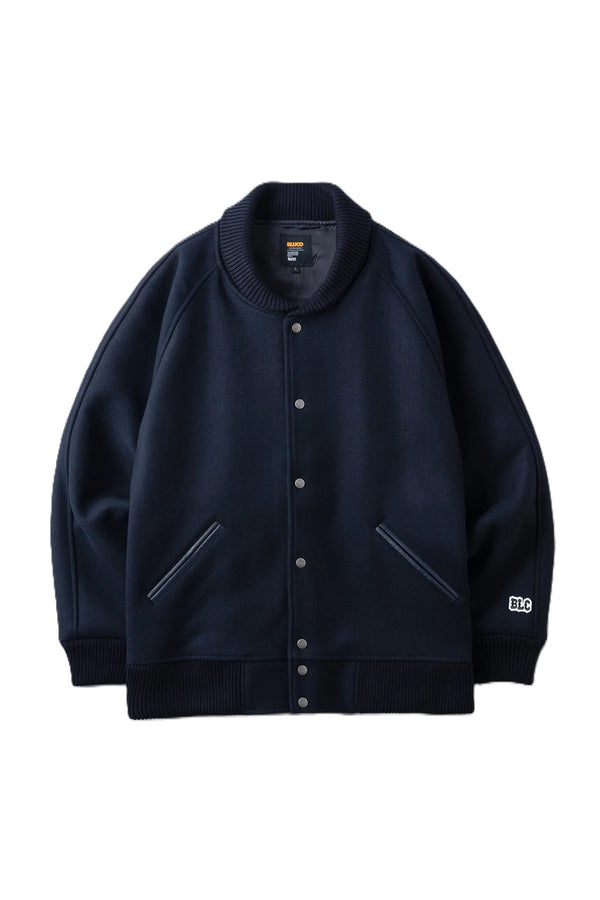 BLUCO - HEAVY MELTON PHARAOH COAT - NAVY